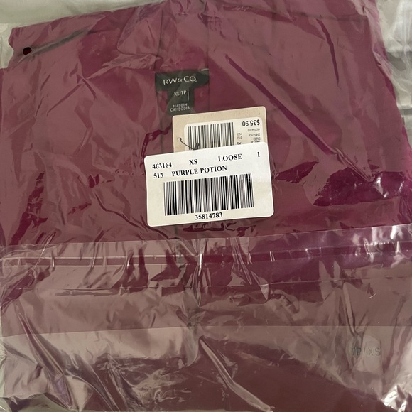 RW&Co purple/burgundy sleeveless Blouse - Picture 5 of 8